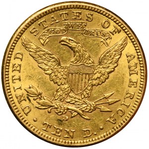 USA, $10 Denver 1907 D