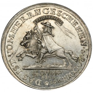 Szwecja, Karol XII, Medal Pokój w Altranstadt 1706 - BARDZO RZADKI