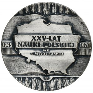 Jubiläumsmedaille der Universität Wrocław 1970