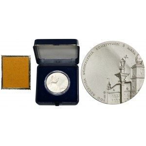 Medal 200-lecie Uchwalenia Konstytucji 3 Maja 1991 - Projekt autorstwa Ewy Olszewskiej-Borys.