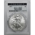 USA, 1 Dollar Philadelphia 2017 - PCGS MS69 - Walking Liberty