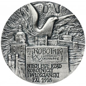Medal from PTAiN series, 70th anniversary of regaining independence