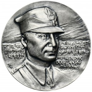 Medal from PTAiN series, 50th anniversary of the death of Major Henryk Dobrzański pseud. 'Hubal'