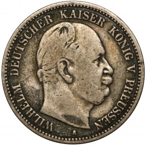 Niemcy, Królestwo Prus, Wilhelm I, 2 Marki Berlin 1883 - RZADSZE