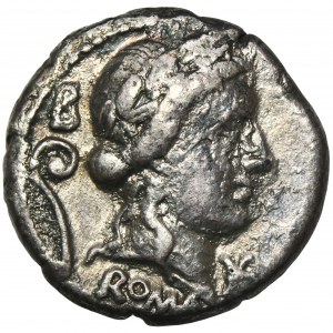 Roman Republic, C. Servilius Vatia, Denarius