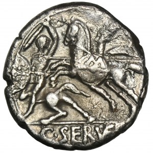 Roman Republic, C. Servilius Vatia, Denarius