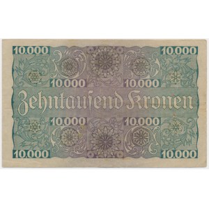 Austria, 1 Schilling on 10.000 Kronen 1924