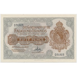 Falkland Islands, 50 Pence 1974