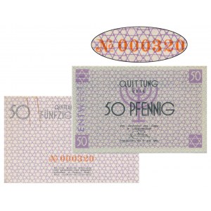 50 Pfennig 1940 - 000320 - ENTWERTET - PURPLE PRINT