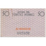 50 Pfennig 1940 - 000320 - ENTWERTET - PURPLE PRINT