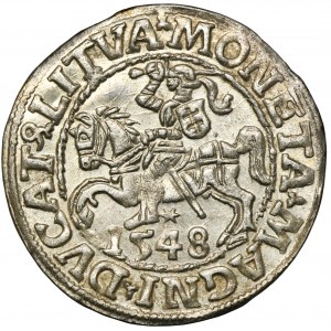 Sigismund II August, Halfgroat Vilnius 1548 - LI/LITVA