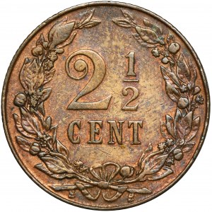 Netherlands, Kingdom of the Netherlands, Wilhelmina, 2 1/2 Cent 1906
