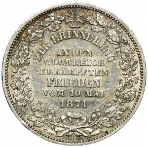 Germany, City of Bremen, Thaler (Ein Thaler Gold) Hanover 1871 B