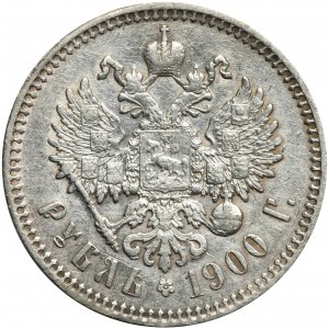 Russia, Nicholas II, 1 Rouble Petersburg 1900 ФЗ