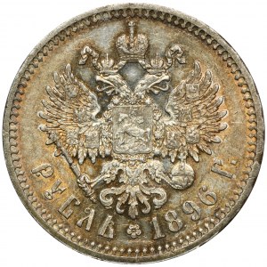 Russland, Nikolaus II., Rubel Paris 1896 ★