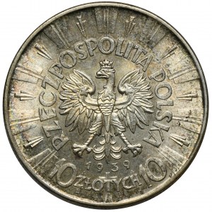 Piłsudski, 10 złotych 1939