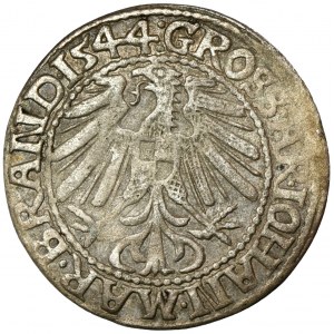 Schlesien, Fürstentum Krosno, Jan Kostrzynski, Krosno Pfennig 1544 - RZADKI