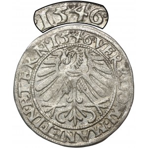 Śląsk, Księstwo Legnicko-Brzesko-Wołowskie, Fryderyk II, Grosz Legnica 1546 - BARDZO RZADKI