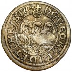 Silesia, Duchy of Liegnitz-Brieg-Wolau, Georg III, Ludwig IV, Christian, 1 Kreuzer Brieg 1652 - VERY RARE, inverted 5