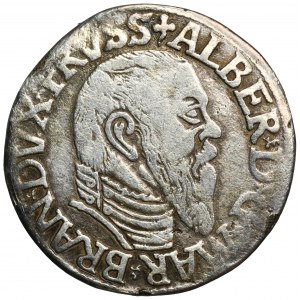 Prusy Książęce, Albrecht Hohenzollern, Trojak Królewiec 1544 - RZADSZY