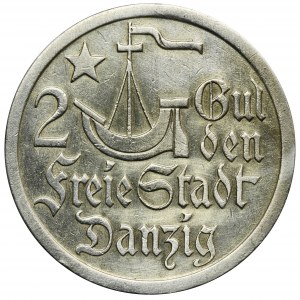 Free City of Danzig, 2 gulden 1923