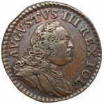 Augustus III of Poland, Schilling Guben 1750 - RARE