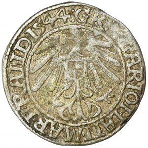 Silesia, John of Brandenburg-Küstrin, Groschen Krosno 1544 - RARE