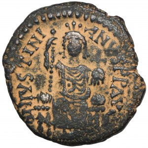 Byzantinisches Reich, Justinian I., Follis