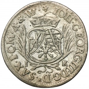 Niemcy, Saksonia, Jan Jerzy III, 1/12 Talar Drezno 1691 IK