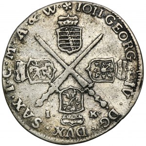 Germany, Saxony, Johann Georg IV, 1/12 Thaler Dresden 1692