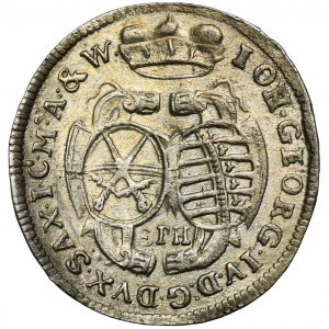 Germany, Saxony, Johann Georg IV, 1/12 Thaler Leipzig 1694 EPH