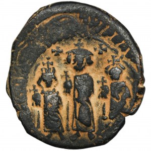 Byzantinisches Reich, Heraklius, Martina und Heraklius Konstantin, Follis