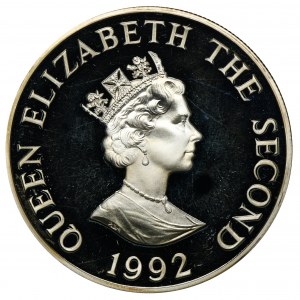 Alderney, 2 Pounds 1992 40th anniversary of Elizabeth II's accession to the throne