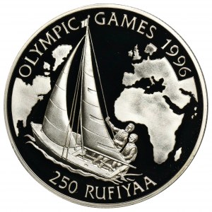 Maldives, 250 Rupees 1414 (1993) Games of the XXVI Olympiad