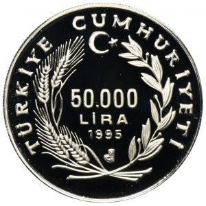 Turcja, 50.000 Lir 1995 525-ta rocznica urodzin - Piri Reis