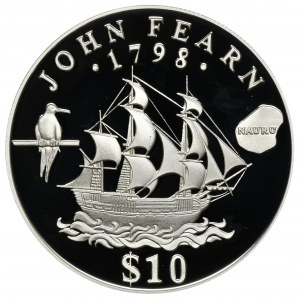Nauru, 10 Dollars 1994 John Fearn