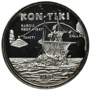 Samoa, 10 Tala 1988 Kon-Tiki