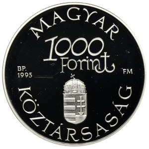 Hungary, 1.000 Forints 1995 Steamship Hableány