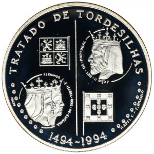 Portugal, 200 Escudos 1994 500th anniversary of the Treaty of Tordesillas