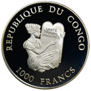 Kongo, 1.000 Franków 2003 James Cook