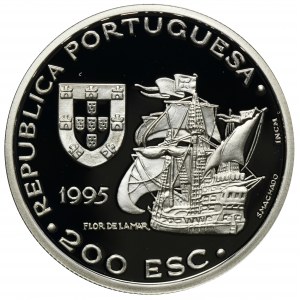 Portugal, 200 Escudo 1995 480. Jahrestag des Todes von Afonso de Albuquerque