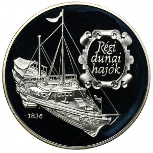 Węgry, 500 Forintów 1993 Stare statki Dunaju - Árpád