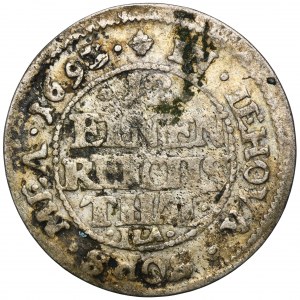 Pommern, schwedische Herrschaft, Karl XI, 1/12 Taler Stettin 1693 ILA