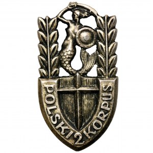 Commemorative badge of the 2nd Polish Corps PSZ in the West