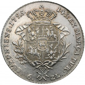 Poniatowski, Thaler 6 zloty Warsaw 1795