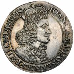 Johannes II. Kasimir, Thaler Danzig 1650 GR - SEHR RAR und SCHÖN, Büste von 1649