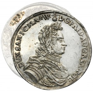 August II. der Starke, Dresdener Taler 1701 ILH - RARE