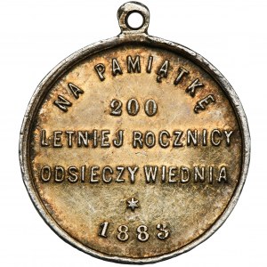 Medal commemorating the 200th anniversary of the Battle of Vienna in 1883