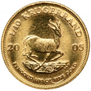 South Africa, 1/10 Krugerrand 2005