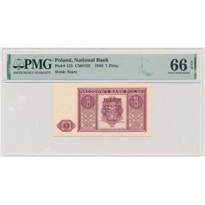 1 Gold 1946 - PMG 66 EPQ